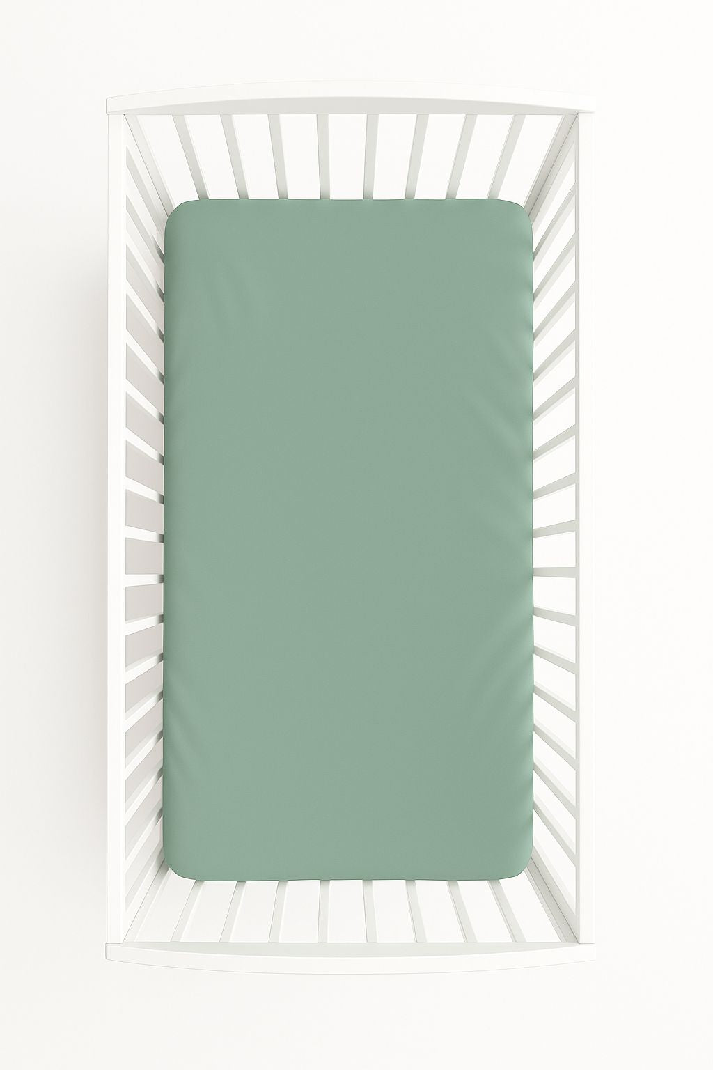 Sheet made of cotton 120x60cm - pastel green