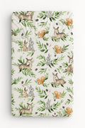 Sheet made of cotton 120x60cm - woodland green