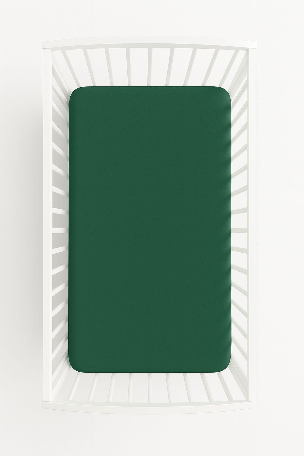 Sheet made of cotton jersey 120x60cm - bottle green