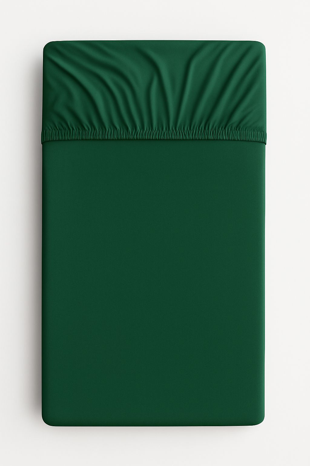 Sheet made of cotton jersey 120x60cm - bottle green