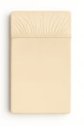 Sheet made of cotton 120x60cm - white polka dots on beige