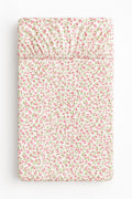 Sheet made of cotton 120x60cm -little pink flowers