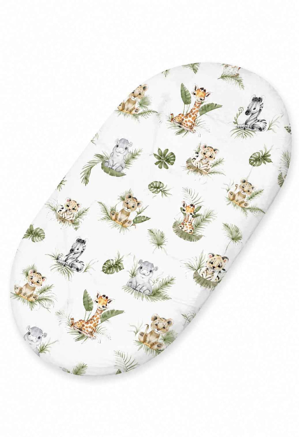 Sheet made of cotton for moses basket mattress 75x35 cm - Little Safari