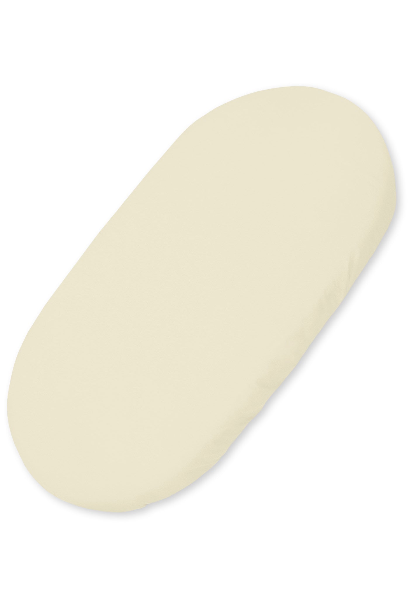 Sheet made of cotton for for prams, moses basket mattress 75x35 cm - cream