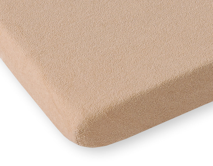 Fitted Terry Sheet 140x70 cm - light brown