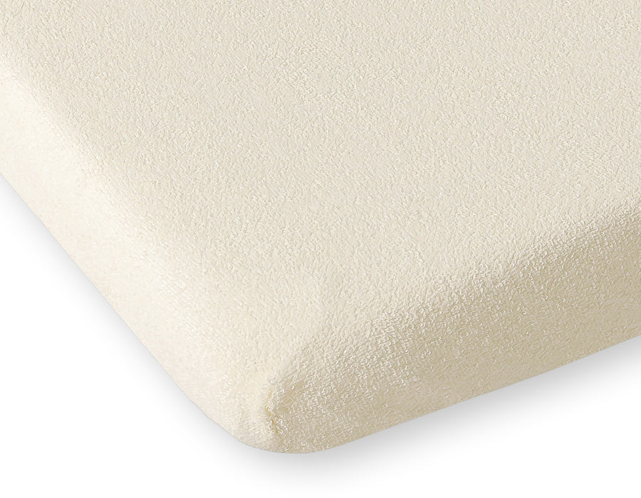 Fitted Terry Sheet 120x60 cm - cream