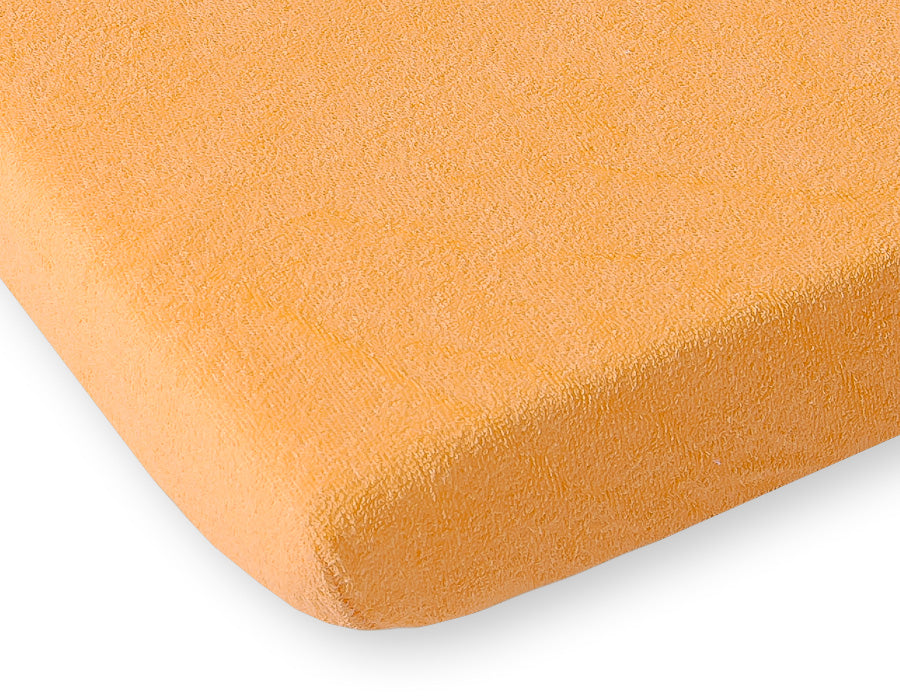 Fitted Terry Sheet 140x70 cm - Orange