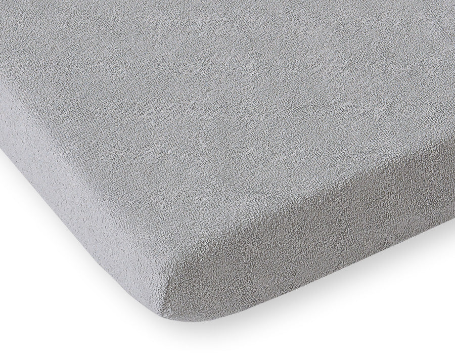 Fitted Terry Sheet 120x60 cm - Grey