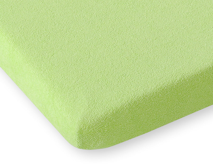 Fitted Terry Sheet 120x60 cm - Green