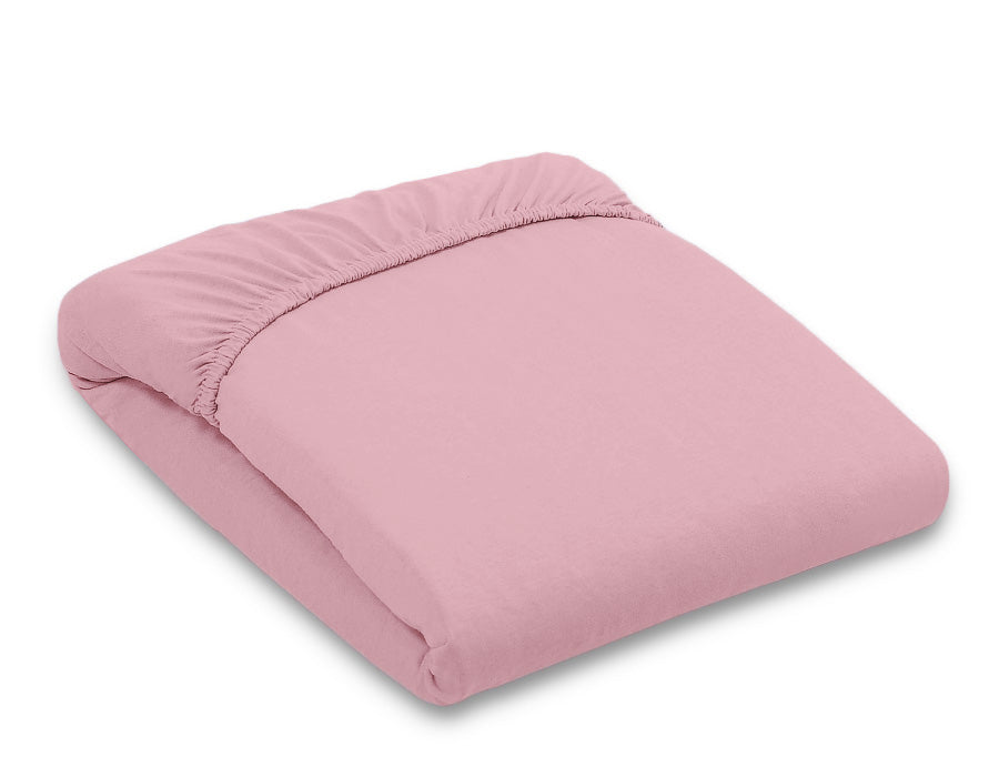 Sheet made of cotton jersey 120x60cm - old pink