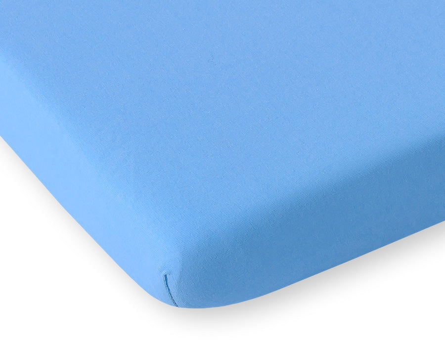 Sheet made of cotton jersey 140x70cm - blue