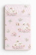 Sheet made of cotton 120x60cm - Little Swans