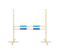 Jumping obstacle for Hobby Horse 120cm, with two beams - light blue and blue