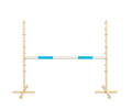 Jumping obstacle for Hobby Horse 160 cm, h-120cm, beam light blue