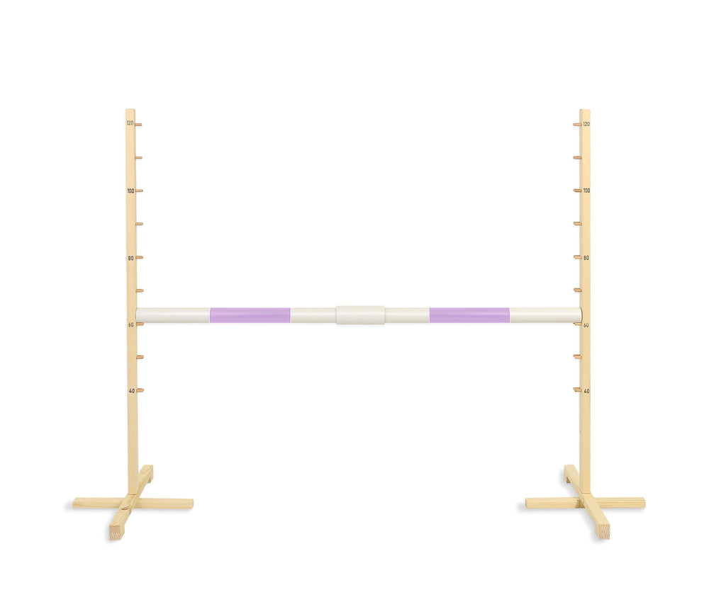 Jumping obstacle for Hobby Horse 160 cm, h-120cm, beam light purple