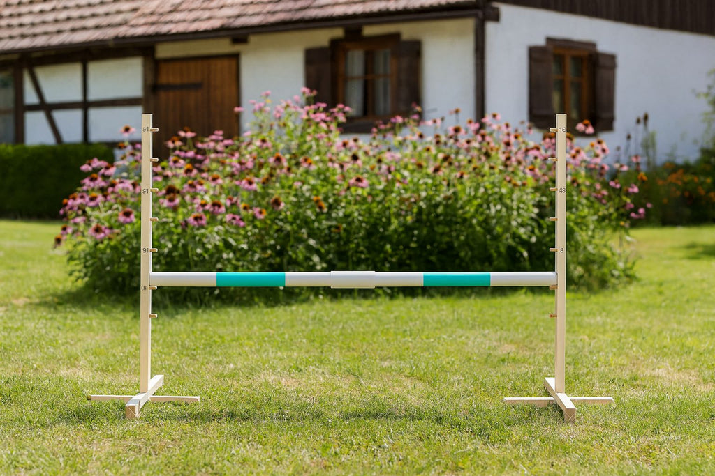 Jumping obstacle for Hobby Horse 160 cm, h-120cm, beam mint