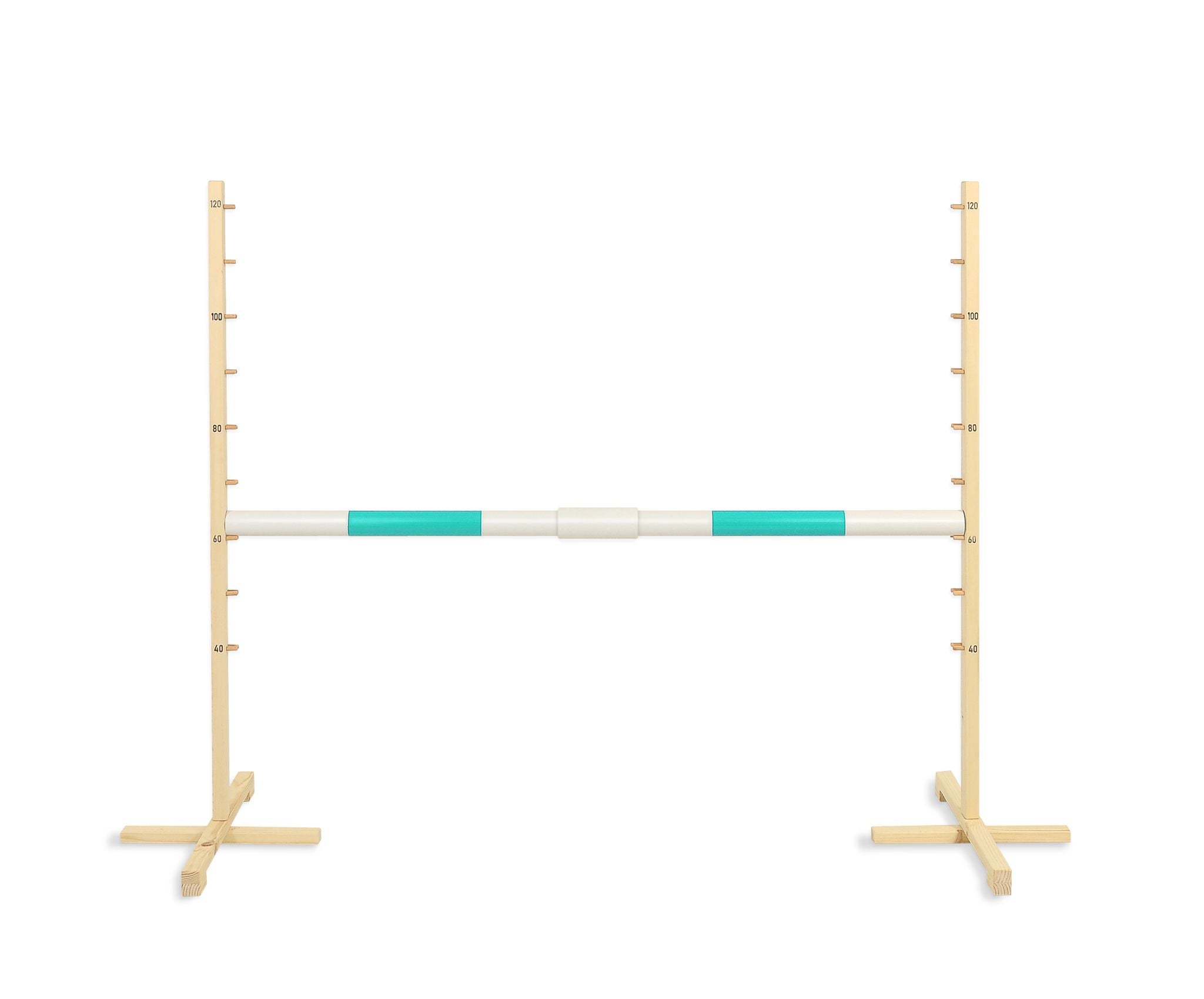 Jumping obstacle for Hobby Horse 160 cm, h-120cm, beam mint