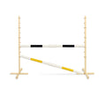 Jumping obstacle for Hobby Horse 160 cm, h-120 cm, with two bars black and yellow