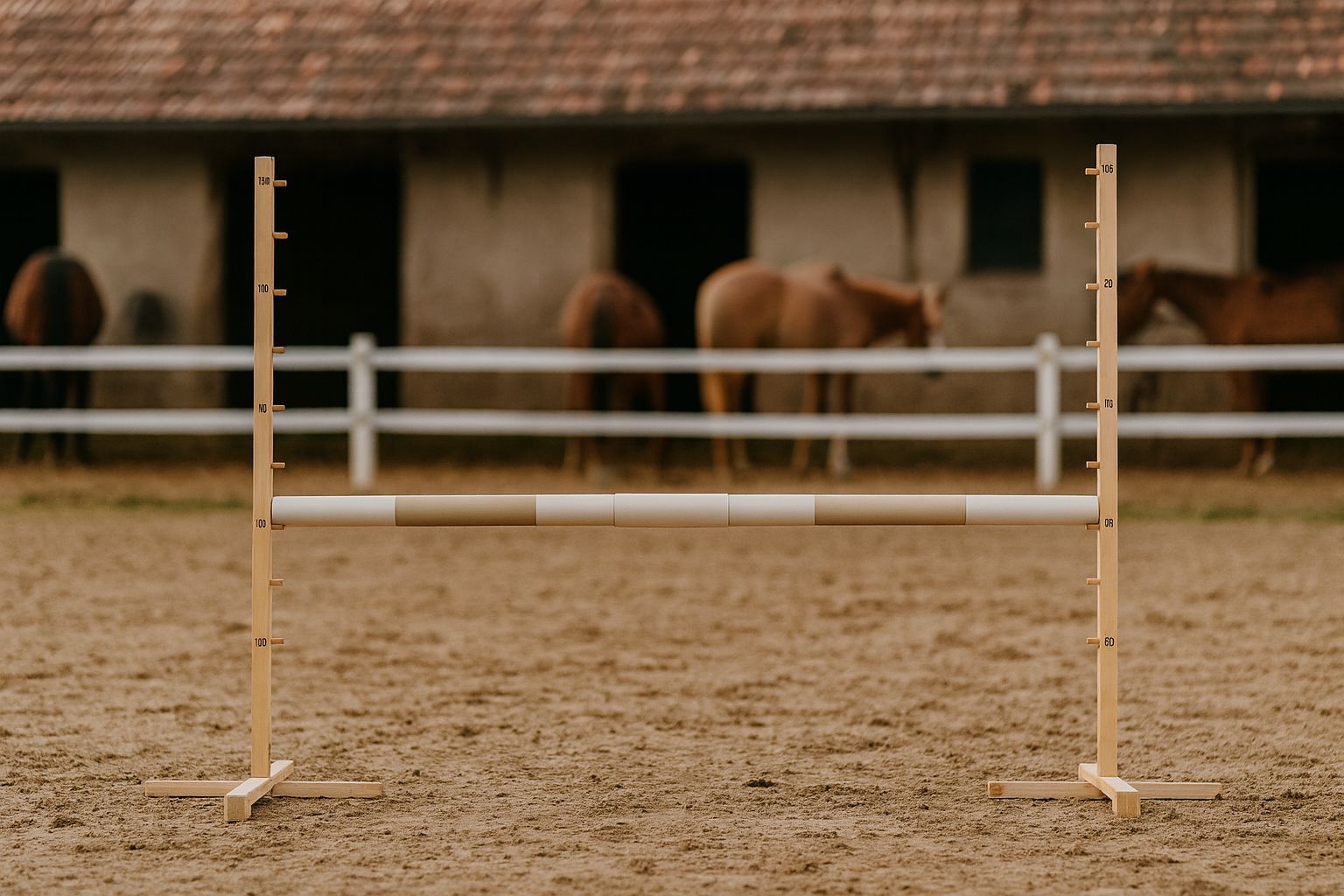 Hobby Horse jumping bar - beige - 160 cm
