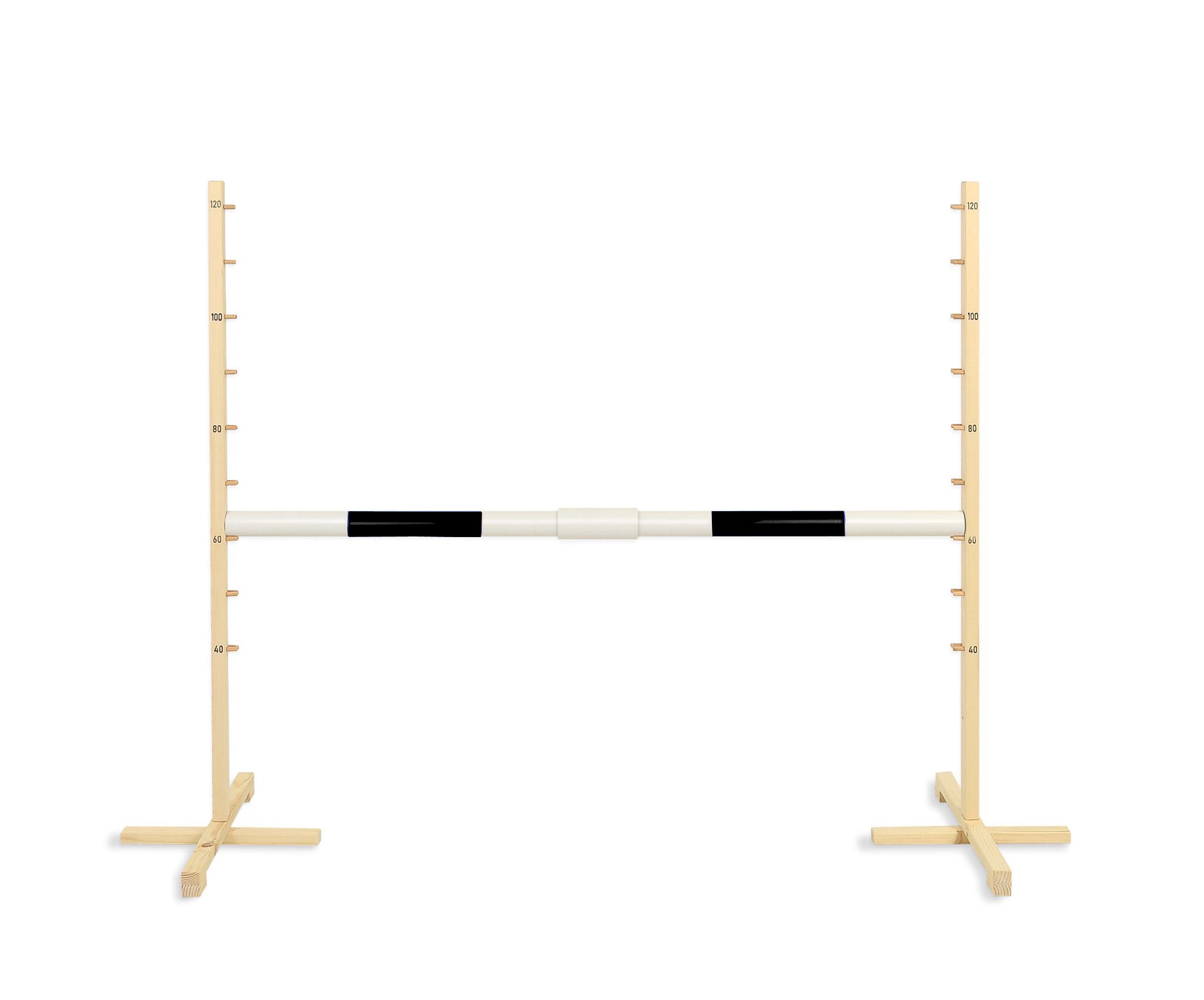 Jumping obstacle for Hobby Horse 160 cm, h-120cm, beam black