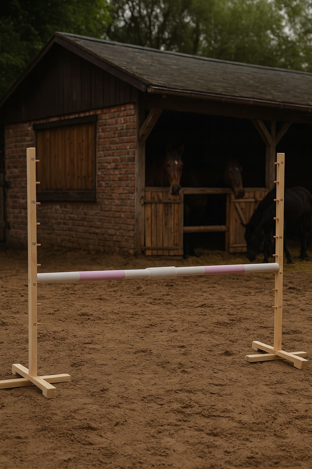 Hobby Horse jumping bar - light pink - 160 cm