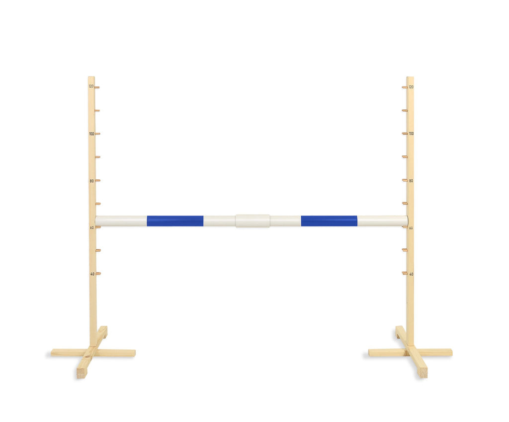 Jumping obstacle for Hobby Horse 160 cm, h-120cm, beam blue