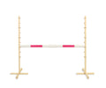 Jumping obstacle for Hobby Horse 160 cm, h-120cm, beam pink
