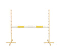 Jumping obstacle for Hobby Horse 160 cm, h-120cm, beam yellow
