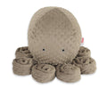 Cuddly octopus big - brown - polka dot minky