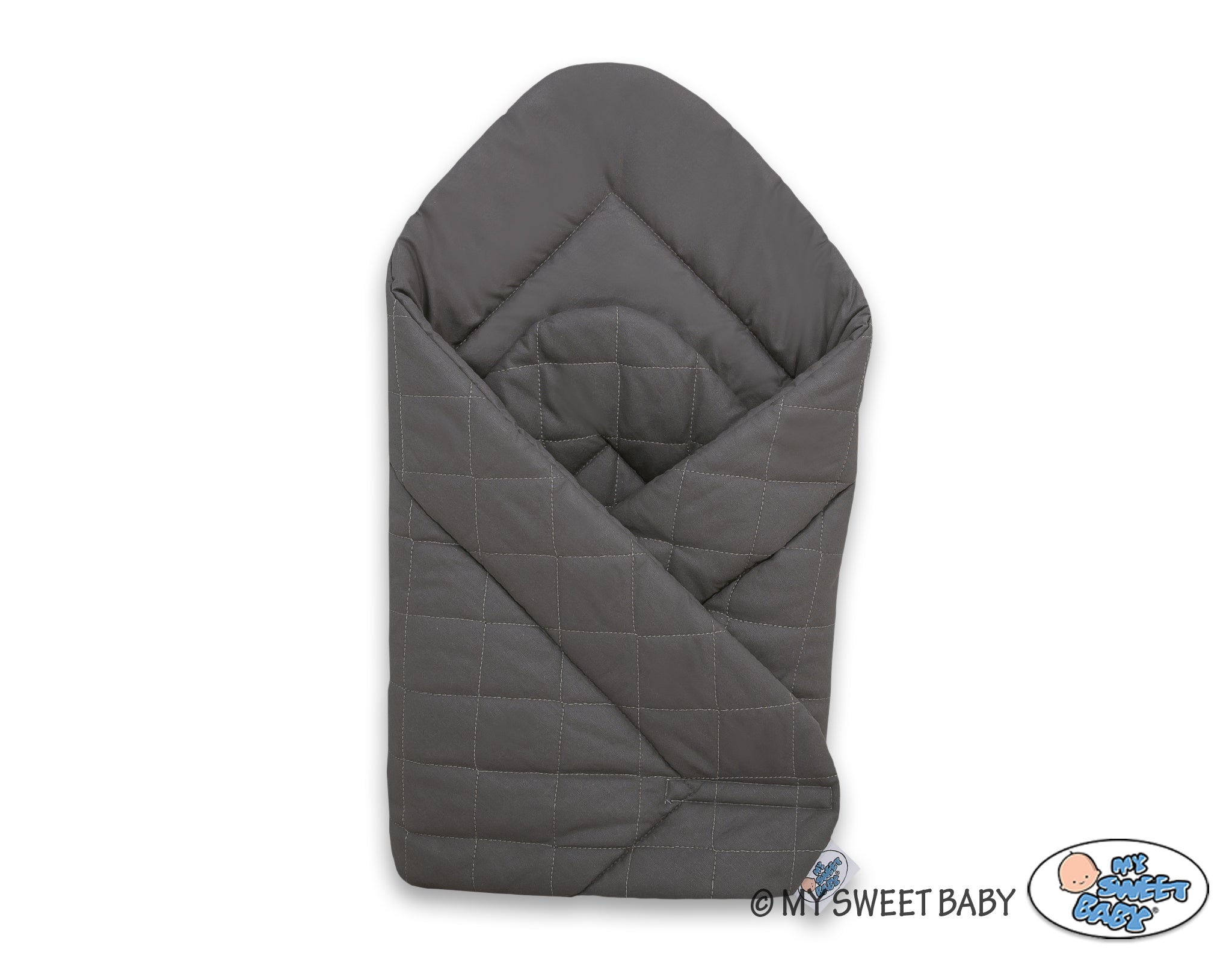 Baby nest quilted - anthracite