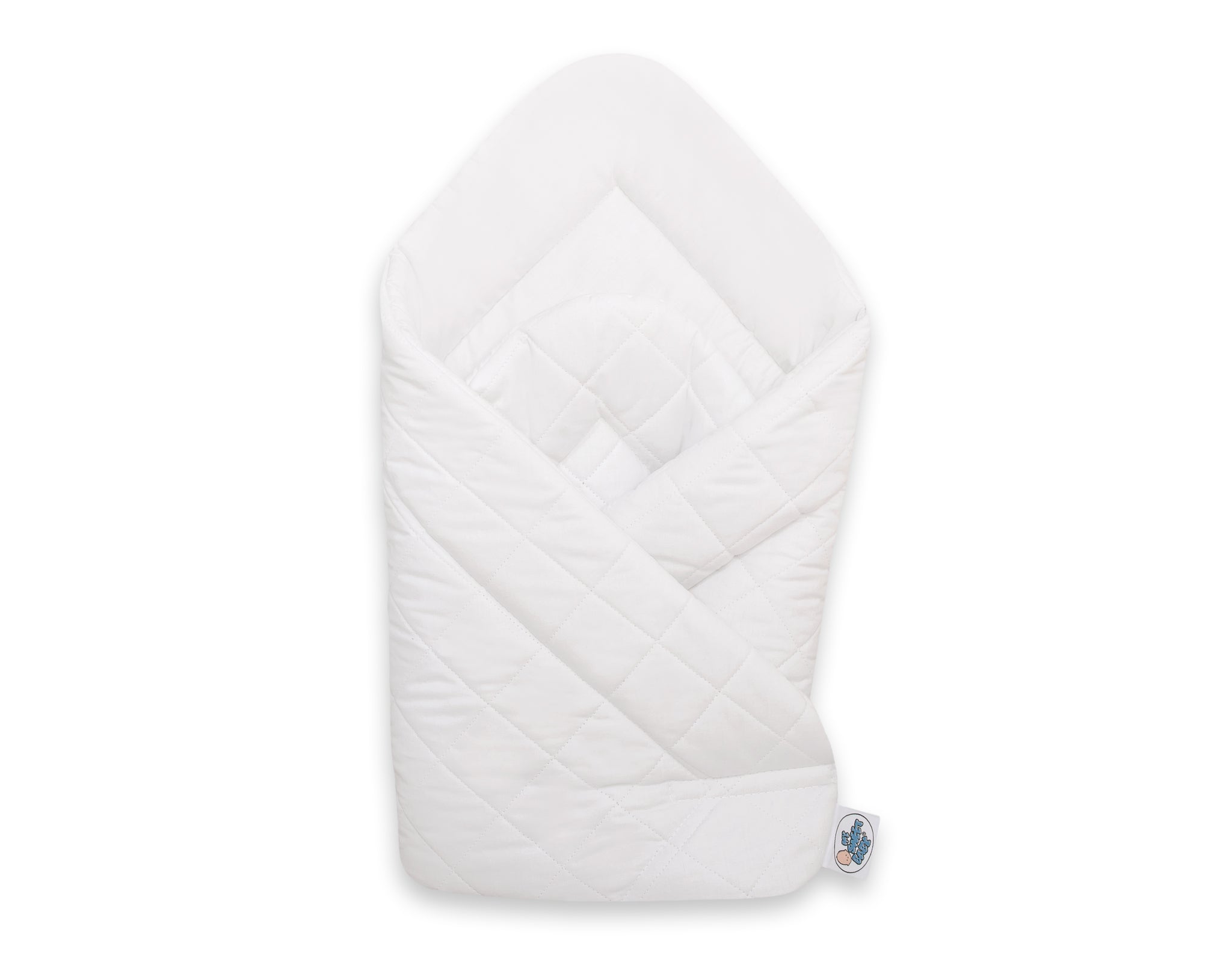 Baby nest quilted - white