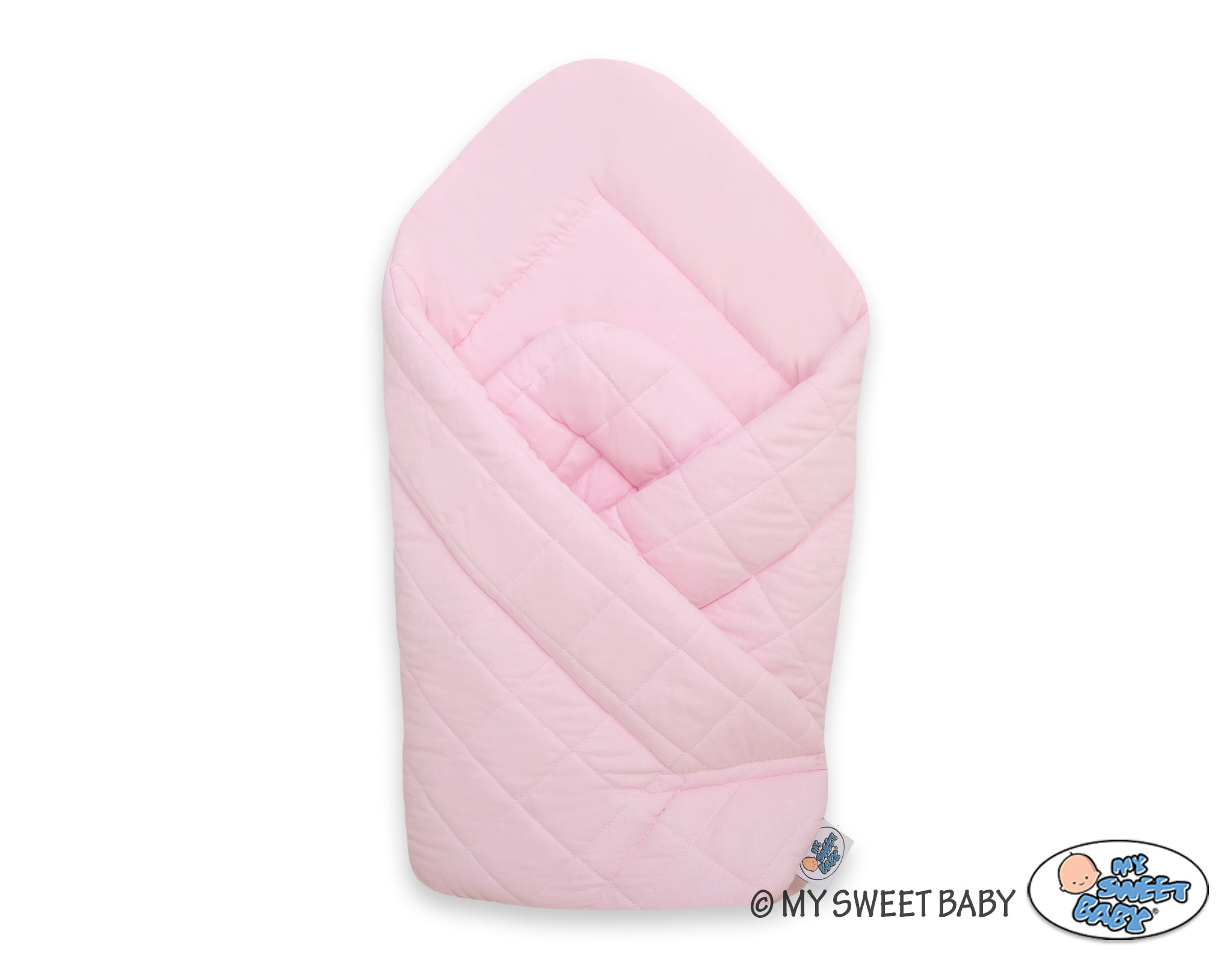 Baby nest quilted - pink