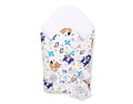 Baby nest 2in1 with stiffening with bow - navy blue bears