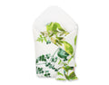 Baby nest 2in1 with stiffening with bow - eucalyptus