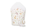 Baby nest 2in1 with stiffening with bow - forest softness