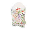 Baby nest 2in1 with stiffening with bow - meadow