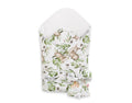 Baby nest 2in1 with stiffening with bow -  woodland green