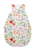 Cotton sleeping bag for children, size M, 3-12 months, TOG 2.5, all-season - meadow