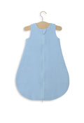 Muslin baby sleeping bag 0-6 months S for summer TOG 1.0 - blue