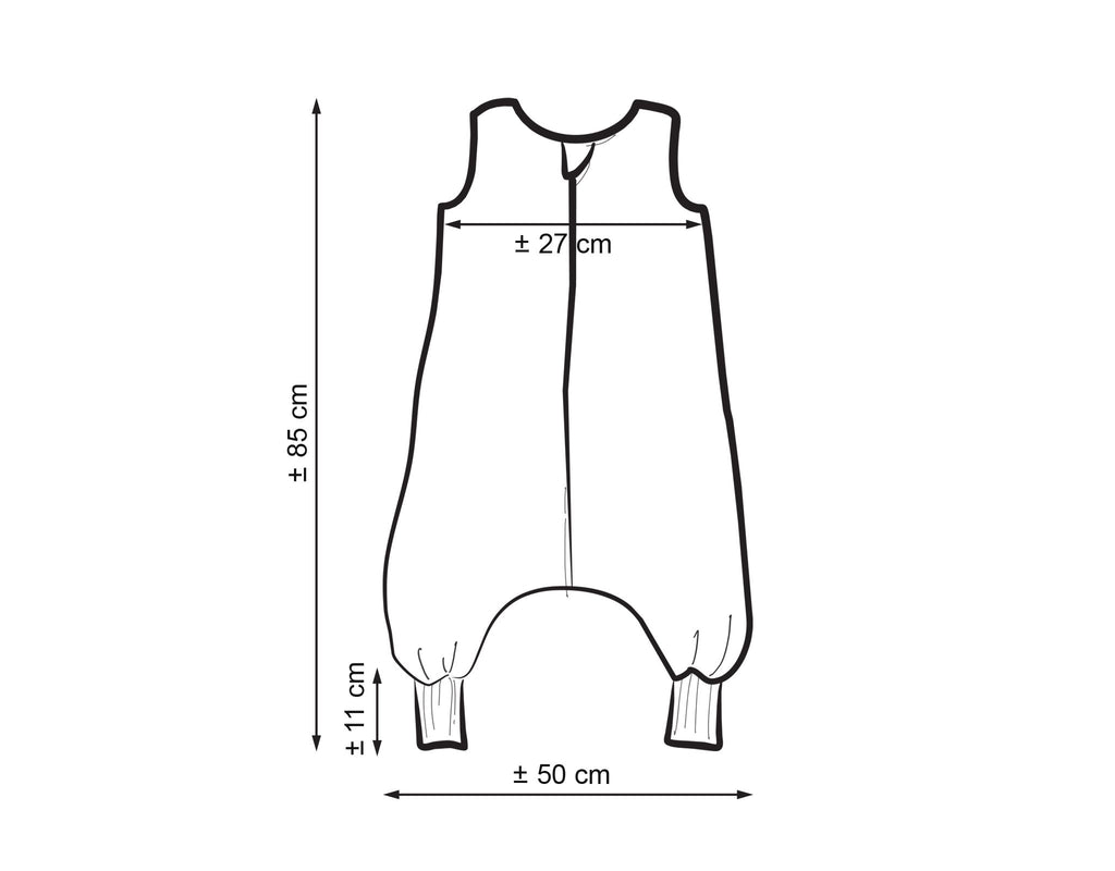 Cotton Baby Sleeping Bag  with legs Warm and Cozy L 9-24 months TOG 2.5 - fox in a wreath