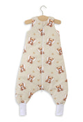 Cotton Baby Sleeping Bag  with legs Warm and Cozy L 9-24 months TOG 2.5 - teddy love