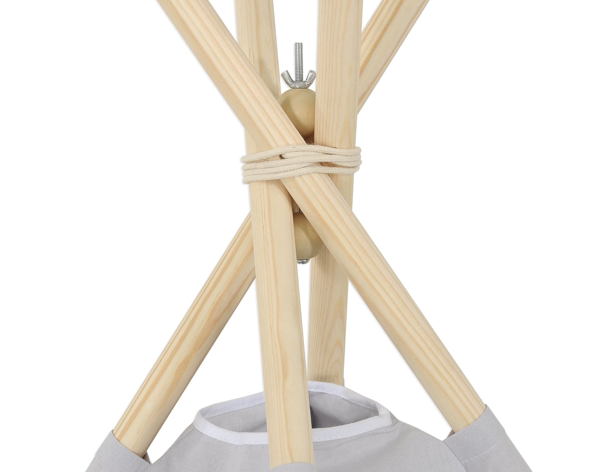 Wooden stabilizer for teepees