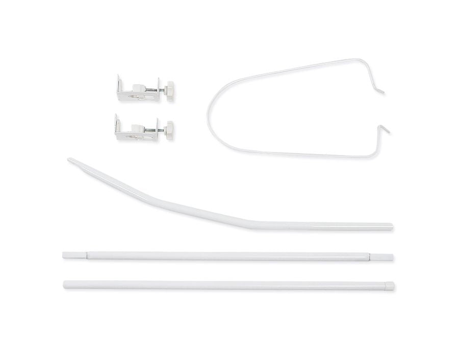 Canopy bar - three-piece, originally packaged in a cardboard pad and foil