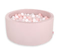 Ball-pit minky H-40 cm with balls 200pcs- blush