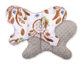 Double-sided anti shock cushion \"BUTTERFLY\" - dream catchers white