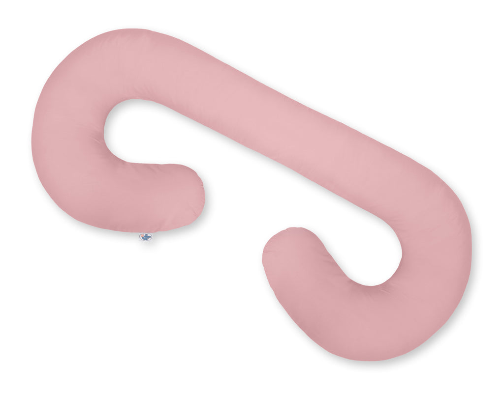 Cotton  pillowcase for pregnancy Pillow C - pastel pink