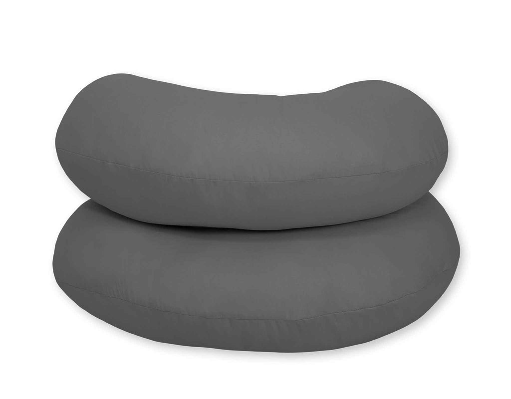 Cotton  pillowcase for pregnancy Pillow C - anthracite
