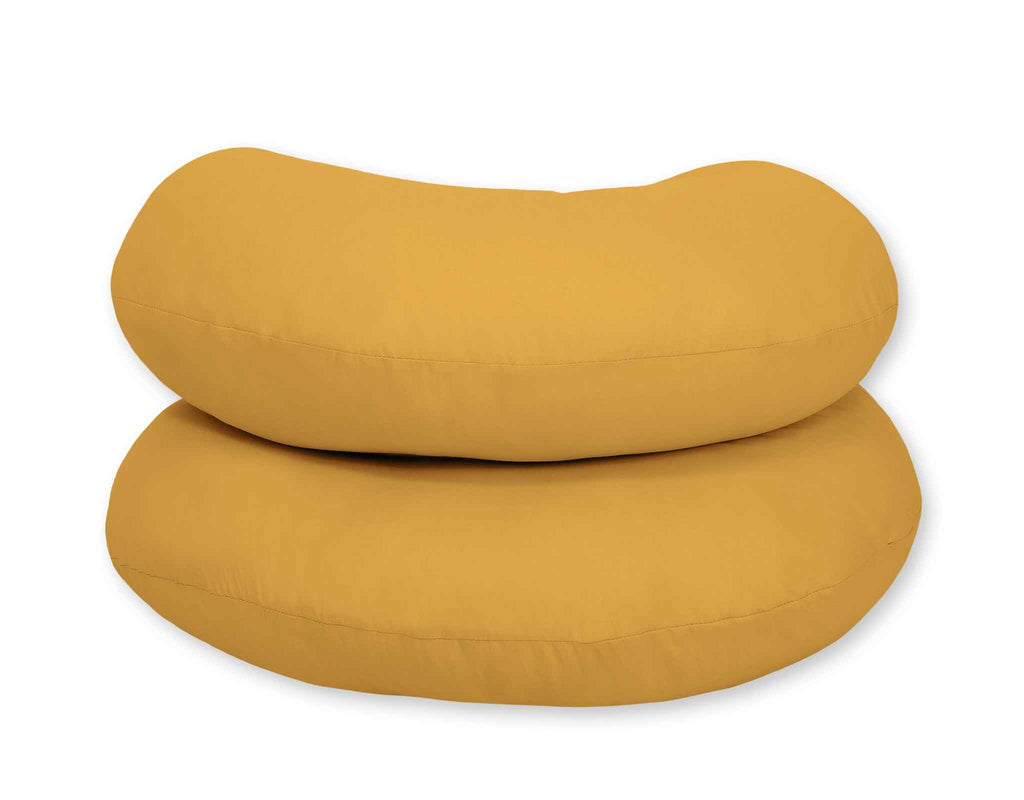 Cotton  pillowcase for pregnancy Pillow C - honey yellow