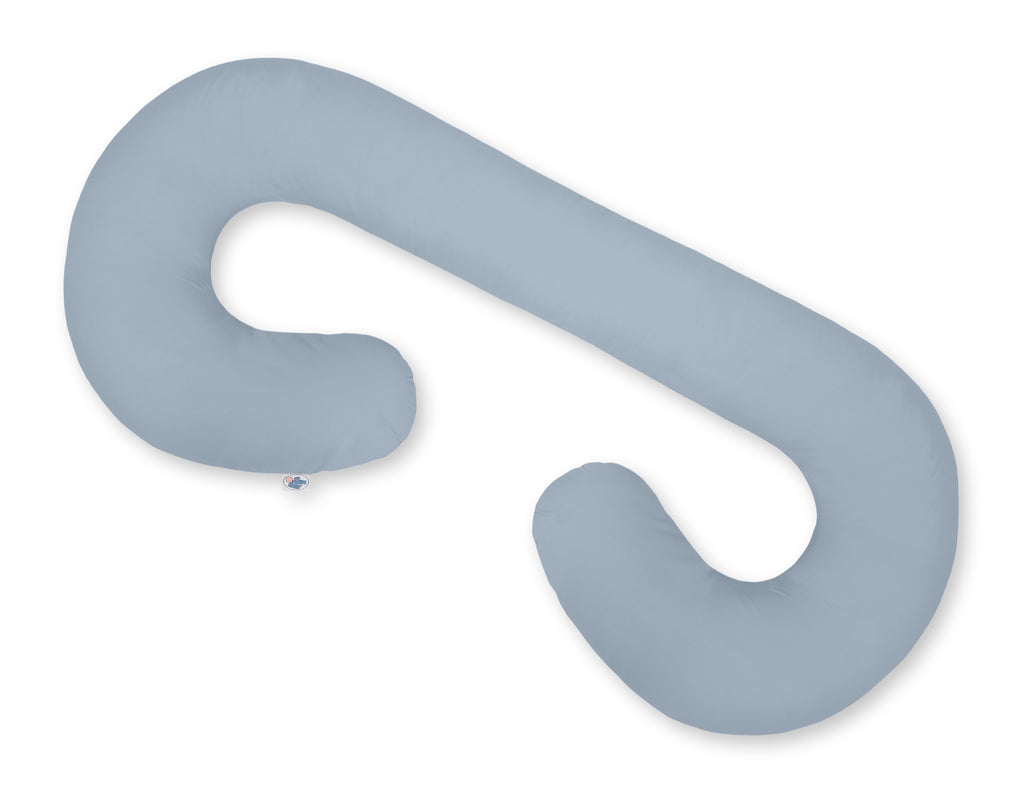 Cotton  pillowcase for pregnancy Pillow C - pastel blue