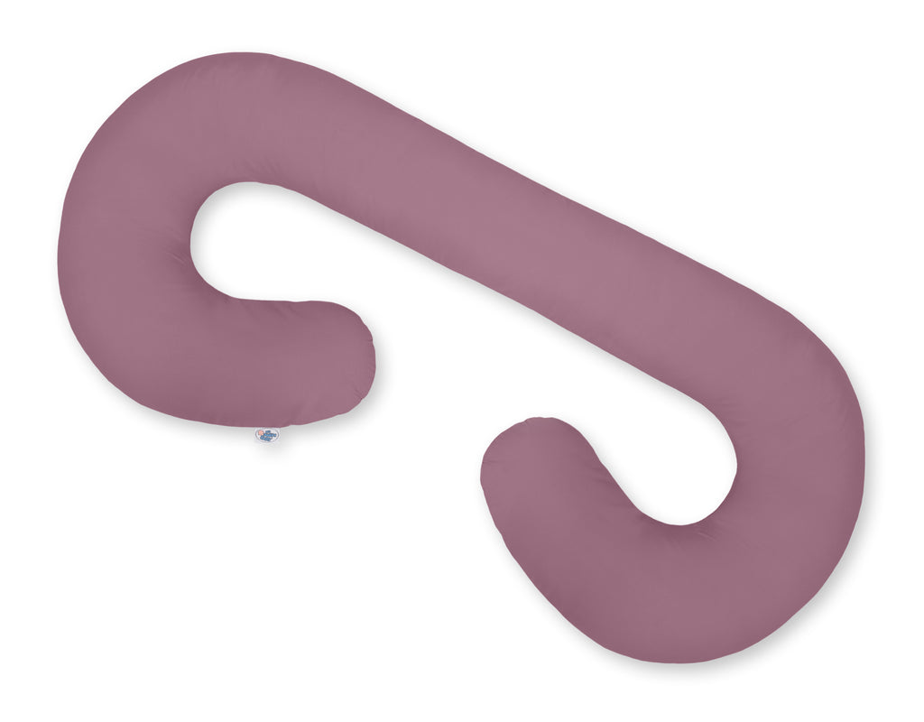 Cotton  pillowcase for pregnancy Pillow C - pastel violet
